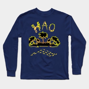 HAO (sunset) Long Sleeve T-Shirt